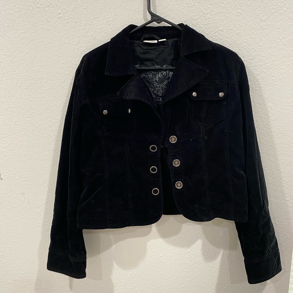 Cato Black Corduroy Jacket